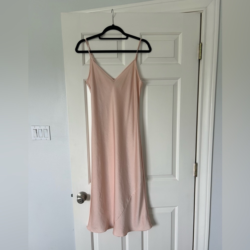 Aritzia Wilfred New Only Slip Satin Dress